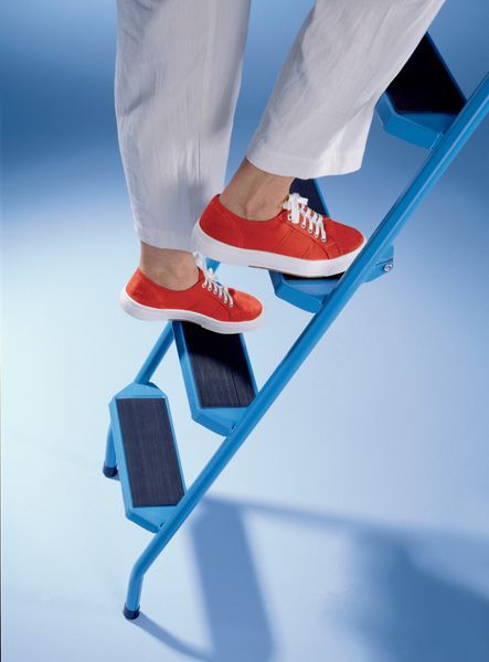 Wellhöfer Bodentreppe Stahlblau(Maßanfertigung)