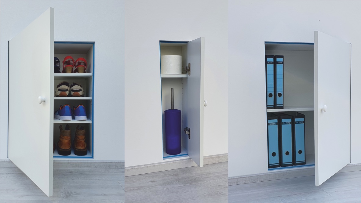 Wellhöfer Einbauschrank unter Putz (Maßanfertigung)